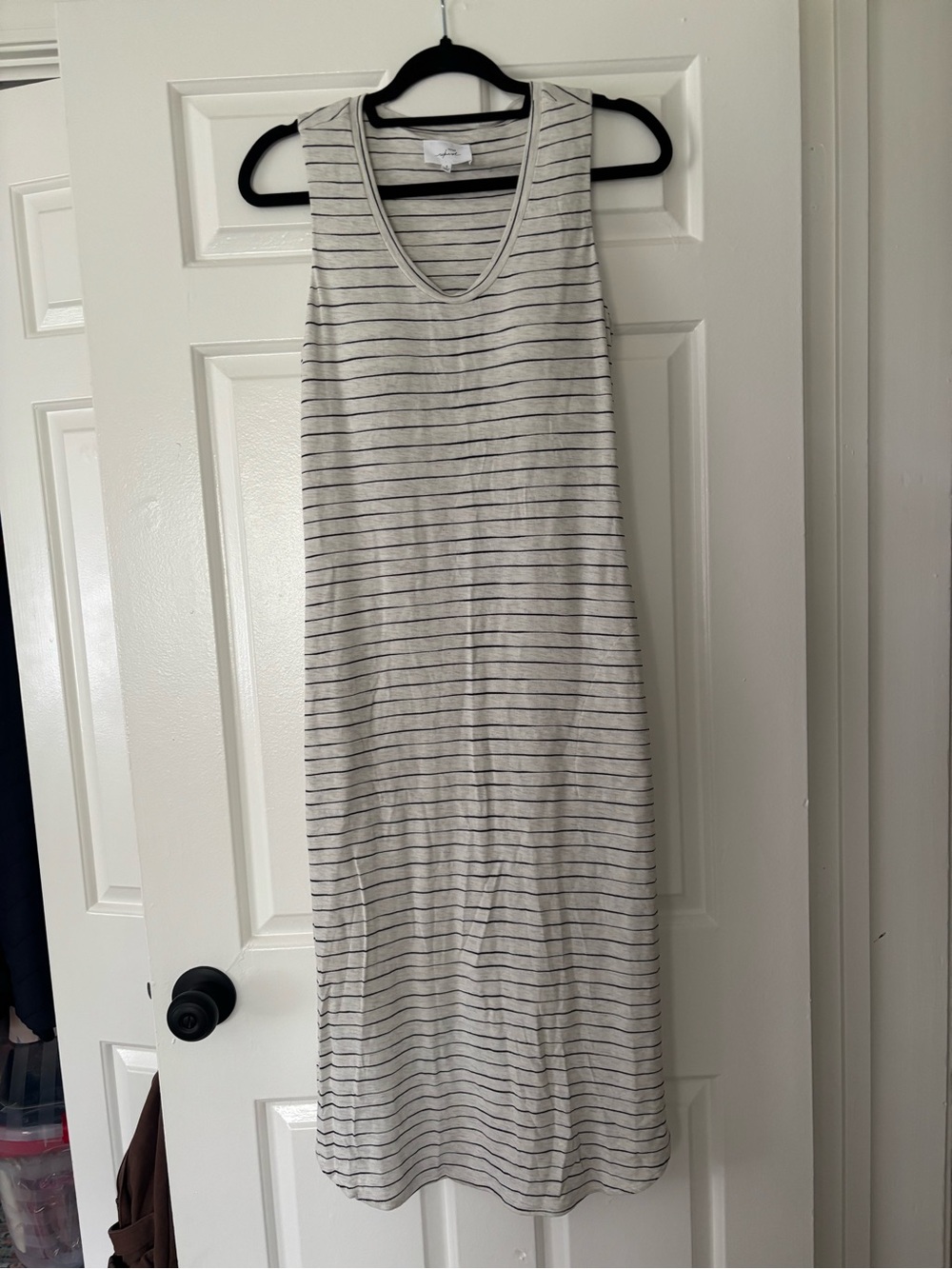 Soma UpKind Built-In Bra Striped Maxi Dress - Size Small - Like New - Picture 3 of 6